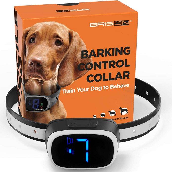 BRISON Dog Bark Collar - 3 Modes Beep Vibration No Shock