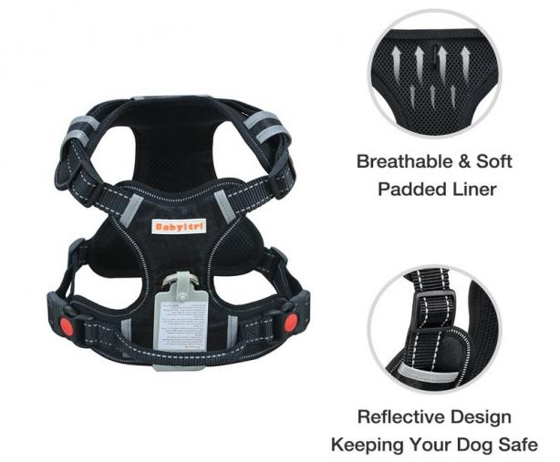 BABYLTRL Big Dog Harness No Pull Adjustable