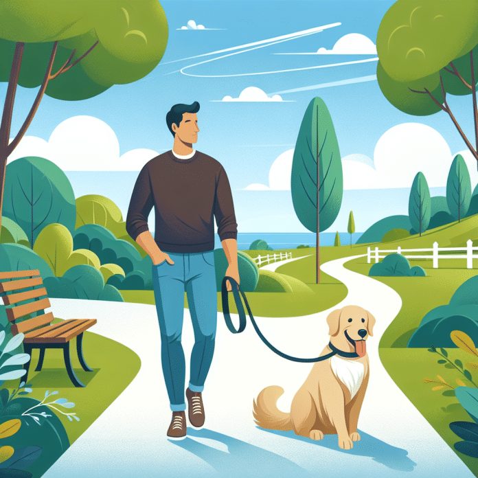 what distance should i keep between my dog and myself when on a leash 2