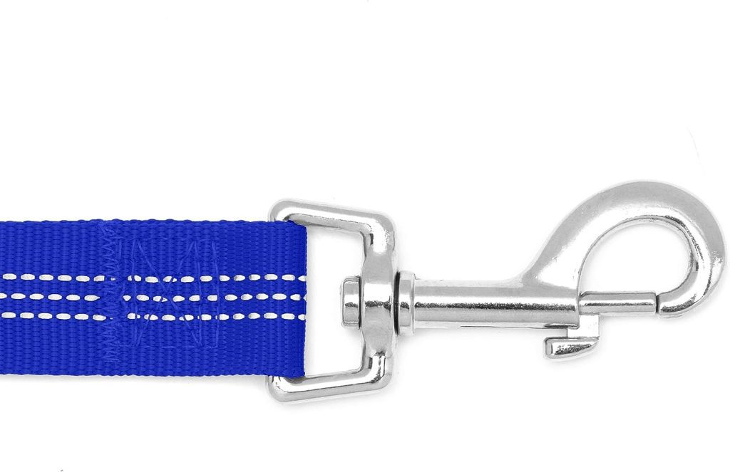 Furhaven Trail Pup Hands-Free Waist Belt Bungee Dog Leash - Vibrant Blue, One Size