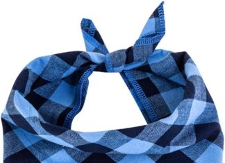 Gofshy Boy Dog Bandana XLarge-Blue Black Dog Scarf Review gofshy boy dog bandana xlarge blue black dog scarf review