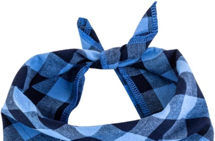 gofshy boy dog bandana xlarge blue black dog scarf review