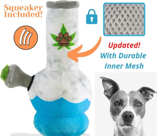 Nestpark Puppy Chiefer 3000 – Funny Dog Toys – Plush Squeaky Weed Review nestpark puppy chiefer 3000 funny dog toys plush squeaky weed review