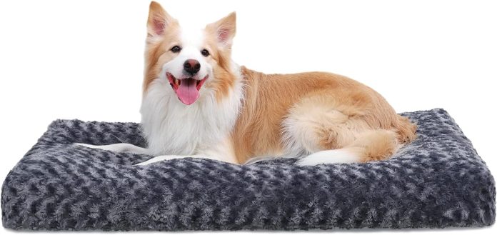 washable dog bed deluxe plush dog crate bed review