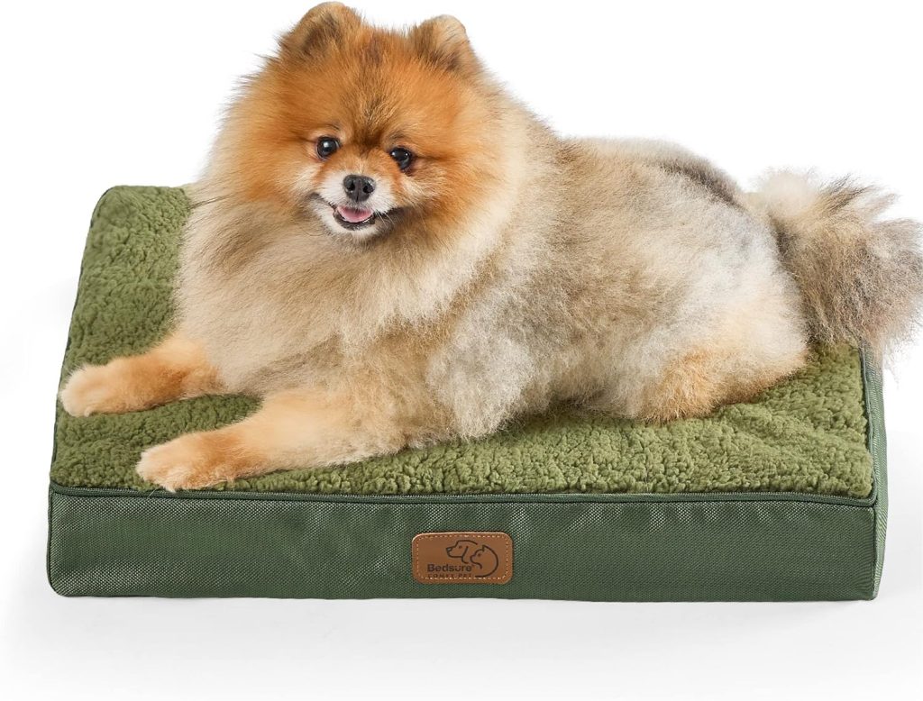 Bedsure Dog Bed for Large Dogs - Big Orthopedic Dog Bed with Removable Washable Cover, Egg Crate Foam Pet Bed Mat, Suitable for Dogs Up to 65 lbs