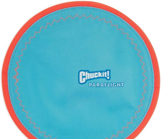 ChuckIt! Paraflight Flying Disc Dog Toy Review chuckit paraflight flying disc dog toy review