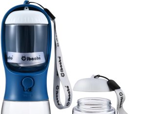 Cibaabo Dog Water Bottle with Food Container Review cibaabo dog water bottle with food container travel puppy water bowl portable pet dispenser dog stuff accessories items 1 1