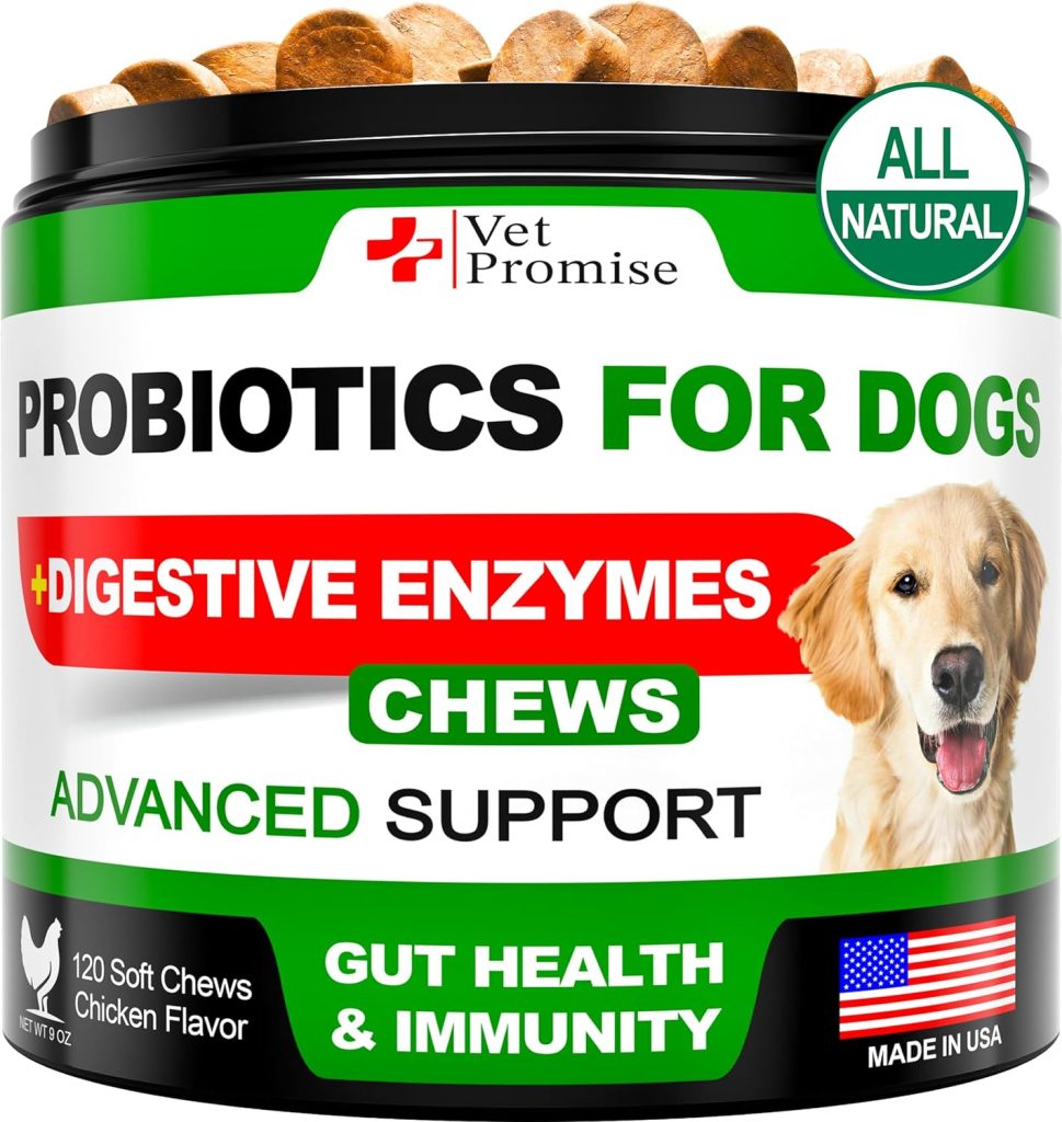 No Poo Chews for Dogs - Coprophagia Stool Eating Deterrent for Dogs - Prevent Dog from Eating Poop - Stop Eating Poop for Dogs with Probiotics  Enzymes - Forbid for Dogs Deterrent - Made in USA