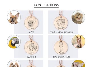 LCN-AP Necklace Review personalized gift for women pet necklace handmade pet portrait necklace dog memorial jewelry custom cat dog unique gift 1 2