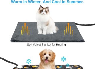 Pet Heating Pad Review pet heating pad for dogs and catsdog cat heating pad with auto timer and chew resistant cord 9 adjustable temperature wa 3