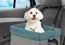 Comparing 5 Top Pet Products: Car Seats, Leashes, Leads, Fences & Collars petprsco pet car seat for small dogs cats 20lbs deluxe dog booster seat with clip on adjustable leash portable puppy car