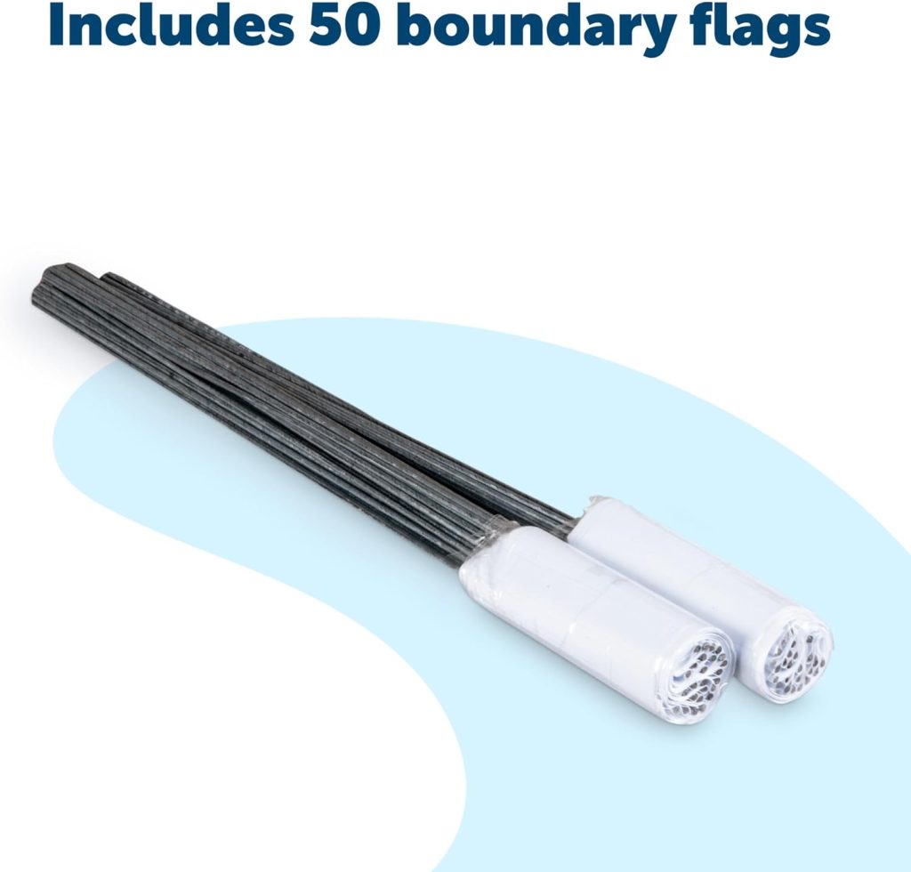 PetSafe Boundary Flags (Bundle of 50), For Use with PetSafes Dog and Cat In-Ground Fences and Wireless Fences - From the Parent Company of INVISIBLE FENCE Brand, White, 3x2.5 flags
