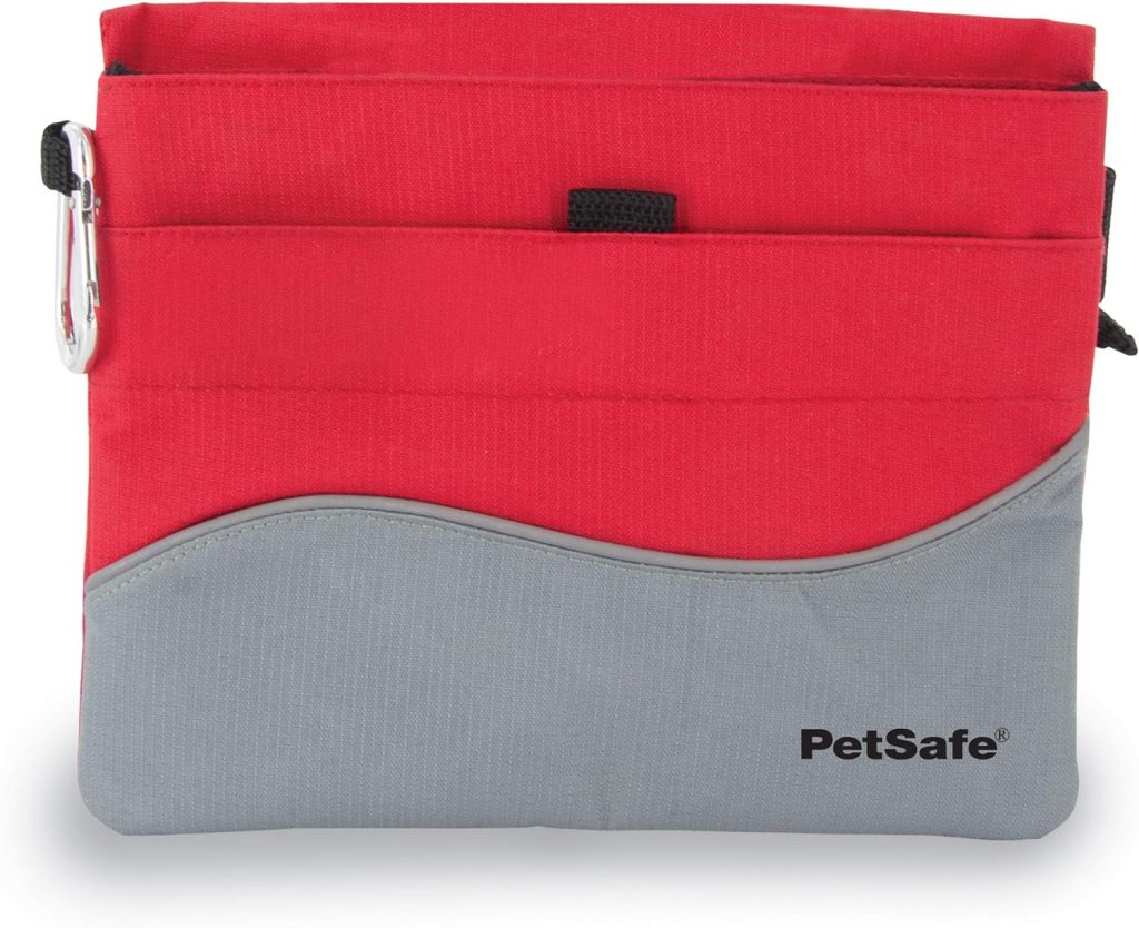 PetSafe Treat Pouch Sport- Durable, Convenient Dog Training Accessory, Standard, Red
