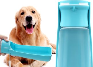 Portable Dog Water Bottle Review portable dog water bottle for walking 19 oz or 12 oz portable pet water bottles for puppy small medium large dogs water