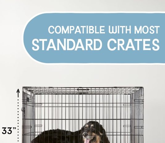 35 Inch Orthopedic Dog Bed Review 35 inch orthopedic waterproof machine washable dog bed with egg crate foam support non slip bottom and removable pet bed 2