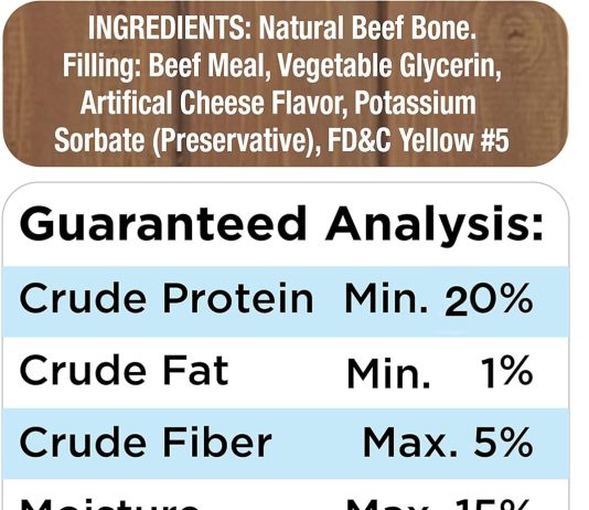 Cadet Double Stuffed Shin Bone Review cadet double stuffed shin bone highly digestible high protein long lasting dog chew bone for aggressive chewers supports 3