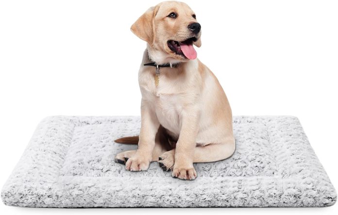 washable dog bed crate pad for medium large size dog soft fluffy kennel pad crate mat for dog cage anti slip comfy pet b washable dog bed crate pad for medium large size dog soft fluffy kennel pad crate mat for dog cage anti slip comfy pet b