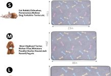 3 Pcs Washable-Soft Warm Dog Blanket Review 3 pcs washable soft warm dog blanket mix grey bone series pattern puppy pet blankets for small medium large pet dogs and 1