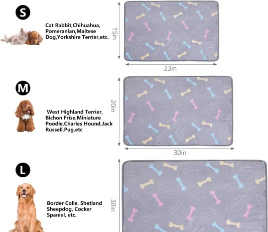 3 Pcs Washable-Soft Warm Dog Blanket Review 3 pcs washable soft warm dog blanket mix grey bone series pattern puppy pet blankets for small medium large pet dogs and 1
