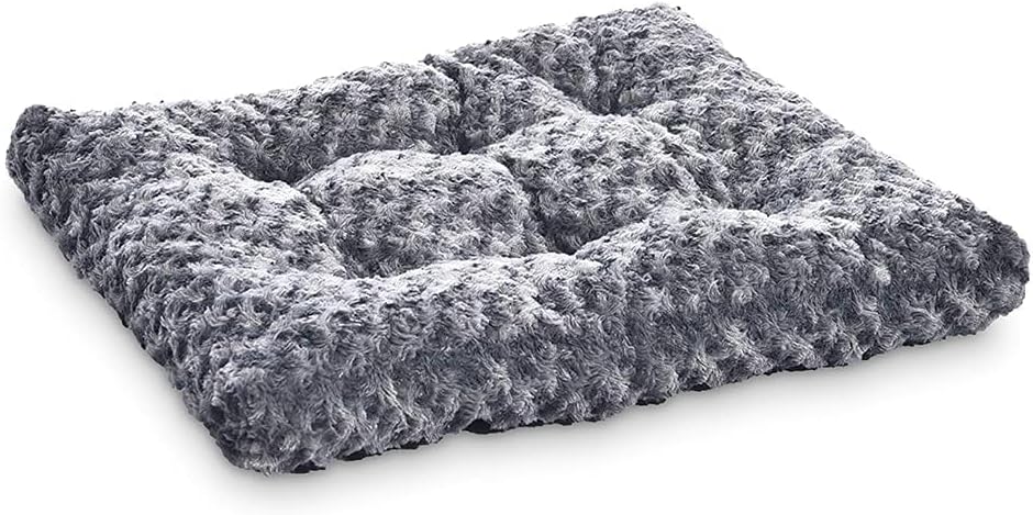 Amazon Basics Cat and Dog Bed and Crate Pad, Machine Washable, Indoor, 35 x 23 x 3 inches, Gray Amazon Basics Cat and Dog Bed and Crate Pad, Machine Washable, Indoor, 35 x 23 x 3 inches, Gray
