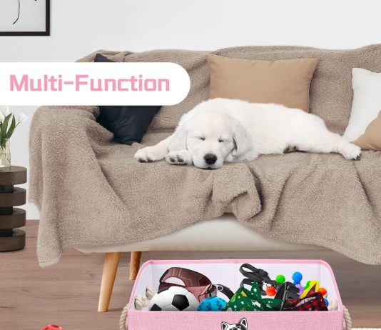 Collapsible Fabric Dog Toy Box review
