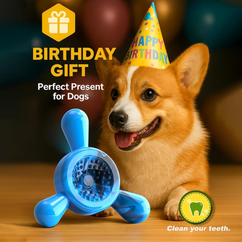 Indestructible Chew Toy for Aggressive Chewers – Tough Nylon Dog Toy for Teething Small Breeds, Durable Puppy Bone for Teeth Cleaning Boredom Relief, Ideal Dog Birthday Gift,Ocean Blue Indestructible Chew Toy for Aggressive Chewers – Tough Nylon Dog Toy for Teething Small Breeds, Durable Puppy Bone for Teeth Cleaning Boredom Relief, Ideal Dog Birthday Gift,Ocean Blue