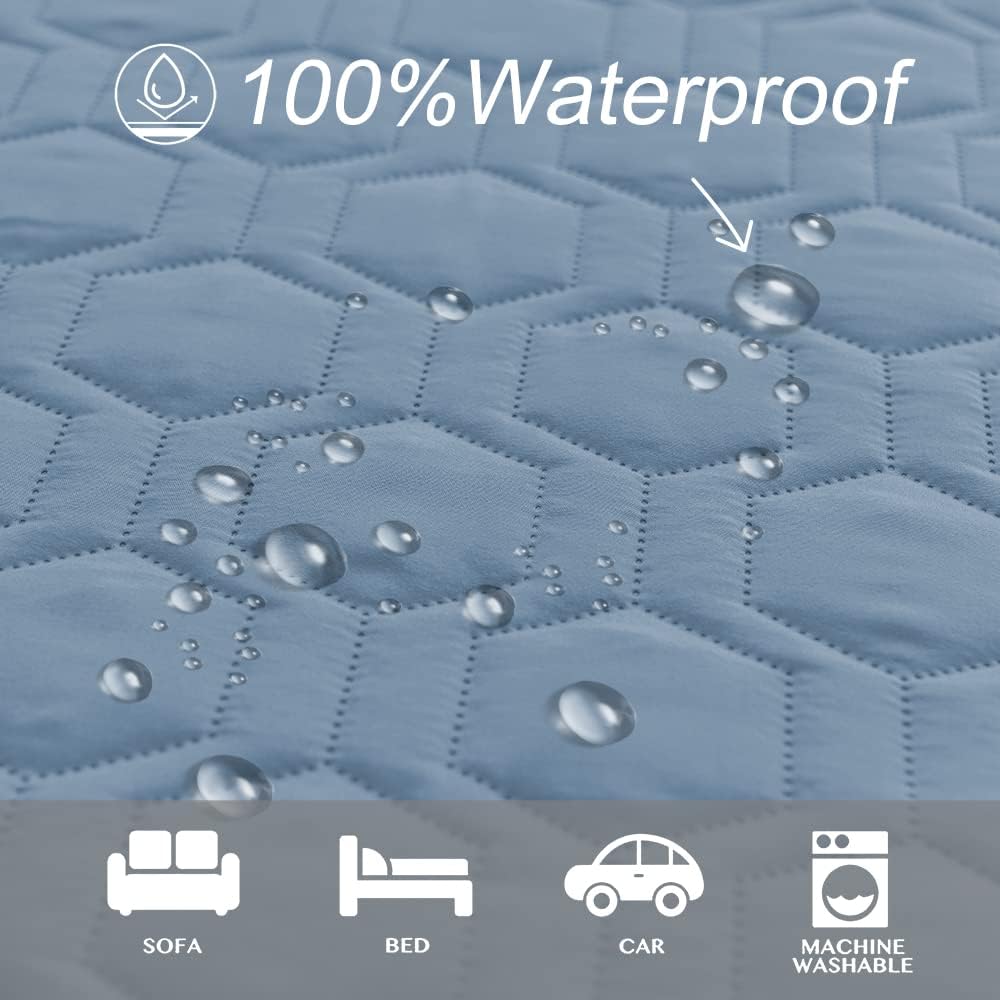 Waterproof and Anti-Slip Dog Bed Cover and Pet Blanket Sofa Pet Bed Mat ,car Incontinence Mattress Protectors Furniture Couch Cover for Most Cats Dogs, Pets(52x82-Ivory) Waterproof and Anti-Slip Dog Bed Cover and Pet Blanket Sofa Pet Bed Mat ,car Incontinence Mattress Protectors Furniture Couch Cover for Most Cats Dogs, Pets(52x82-Ivory)