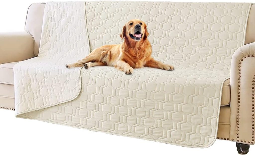 Waterproof and Anti-Slip Dog Bed Cover and Pet Blanket Sofa Pet Bed Mat ,car Incontinence Mattress Protectors Furniture Couch Cover for Most Cats Dogs, Pets(52x82-Ivory) Waterproof and Anti-Slip Dog Bed Cover and Pet Blanket Sofa Pet Bed Mat ,car Incontinence Mattress Protectors Furniture Couch Cover for Most Cats Dogs, Pets(52x82-Ivory)