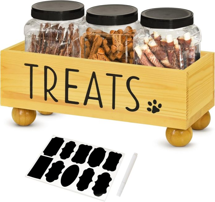 dog-treat-container-dog-food-treat-jar-set-modern-farmhouse-dog-treat-container-with-wood-box-pet-treat-storage-containe