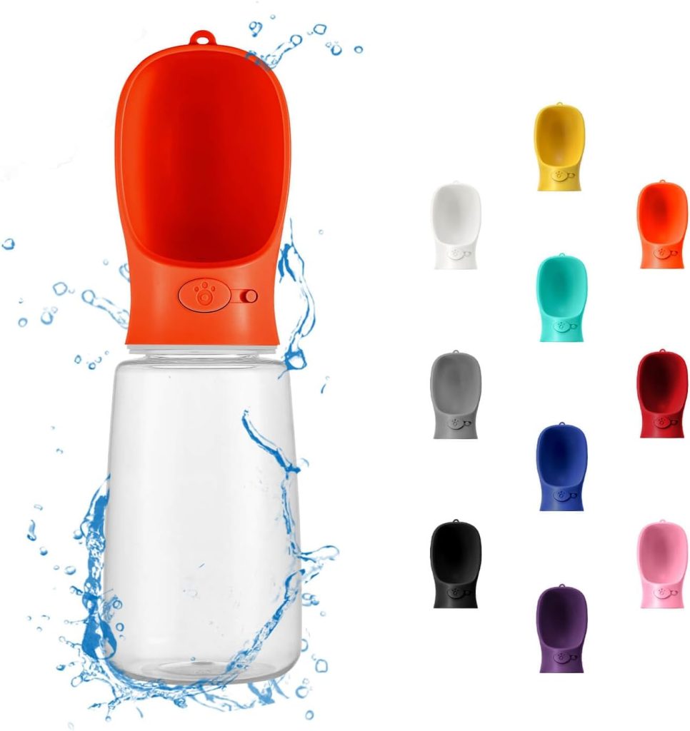 WePet Portable Dog Water Bottle, 12 OZ, Leak Proof Puppy Water Dispenser with Drinking Feeder for Pets Outdoor Walking, Hiking, Travel, Food Grade Plastic WePet Portable Dog Water Bottle, 12 OZ, Leak Proof Puppy Water Dispenser with Drinking Feeder for Pets Outdoor Walking, Hiking, Travel, Food Grade Plastic