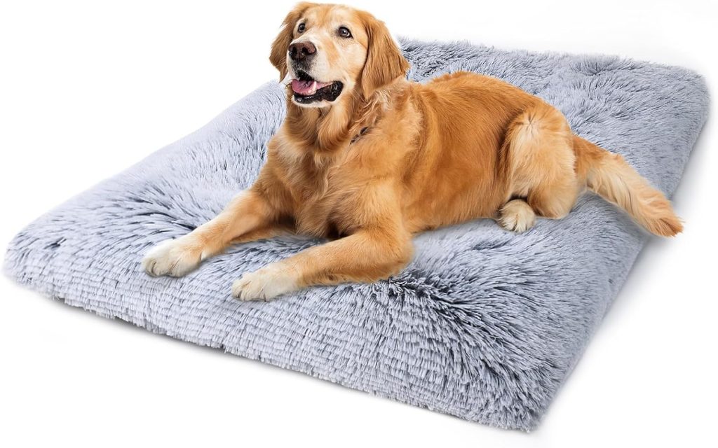 Vonabem Large Dog Bed Crate Pad 36 inch, Washable Pet Beds Medium Small Sized Dogs, Deluxe Plush Anti-Slip Puppy Mats for Sleeping, Soft Kennel Pads 35 * 23 inch Grey Vonabem Large Dog Bed Crate Pad 36 inch, Washable Pet Beds Medium Small Sized Dogs, Deluxe Plush Anti-Slip Puppy Mats for Sleeping, Soft Kennel Pads 35 * 23 inch Grey