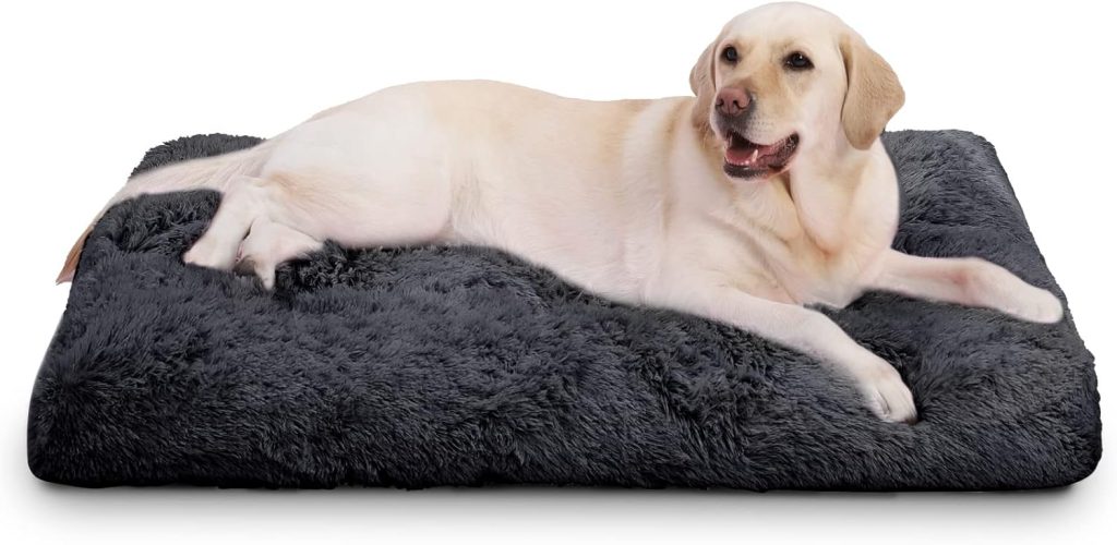 Vonabem Large Dog Bed Crate Pad 36 inch, Washable Pet Beds Medium Small Sized Dogs, Deluxe Plush Anti-Slip Puppy Mats for Sleeping, Soft Kennel Pads 35 * 23 inch Grey Vonabem Large Dog Bed Crate Pad 36 inch, Washable Pet Beds Medium Small Sized Dogs, Deluxe Plush Anti-Slip Puppy Mats for Sleeping, Soft Kennel Pads 35 * 23 inch Grey