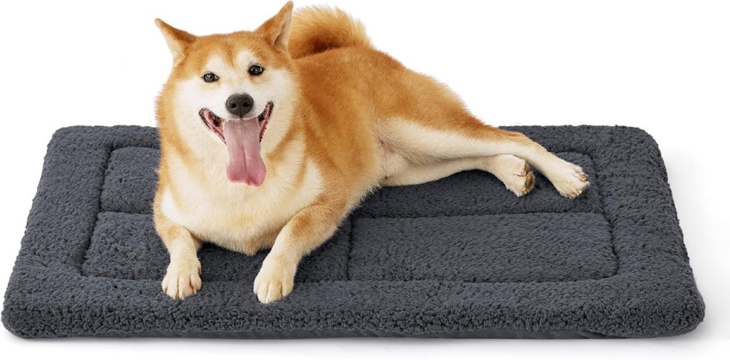 Bedsure Washable Dog Crate Bed for Large Dogs, Soft Foam Floor Pet Mat, Versatile Lightweight Pet Crate Pad for Cages Bedsure Washable Dog Crate Bed for Large Dogs, Soft Foam Floor Pet Mat, Versatile Lightweight Pet Crate Pad for Cages