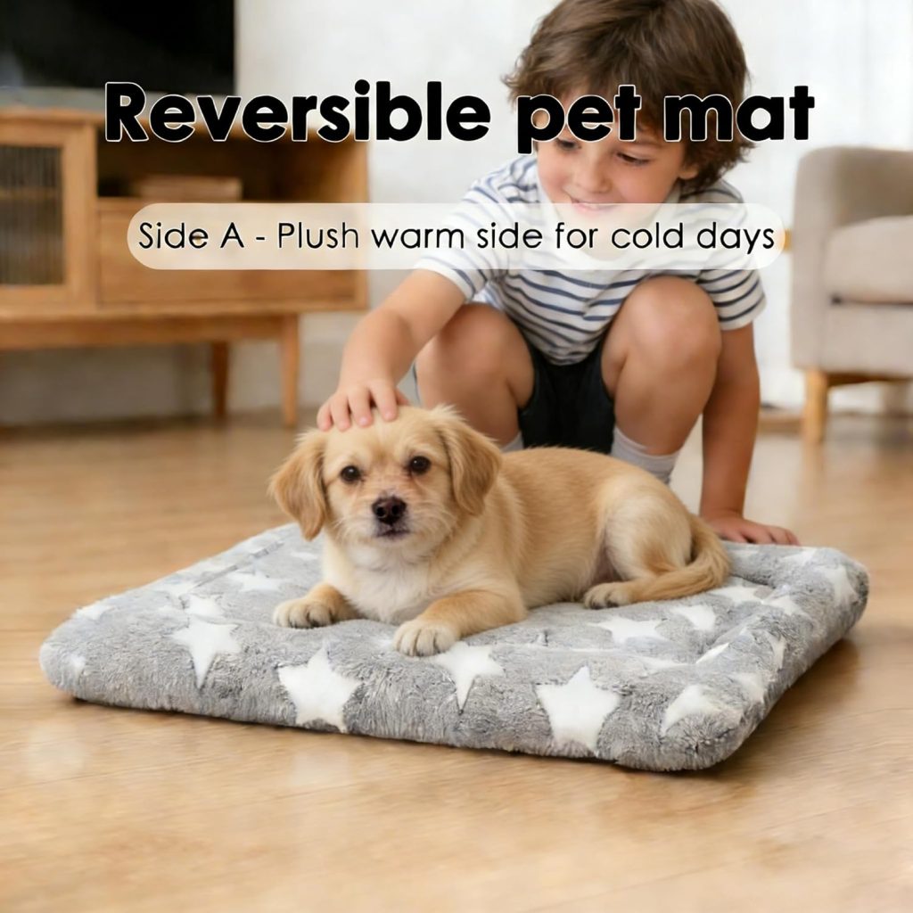 Dog Bed Mat - Reversible Dog Crate Bed Mats, Soft Breathable Kennel Pad, Durable Crate Bed for Small Medium Large Dogs Cats Dog Bed Mat - Reversible Dog Crate Bed Mats, Soft Breathable Kennel Pad, Durable Crate Bed for Small Medium Large Dogs Cats