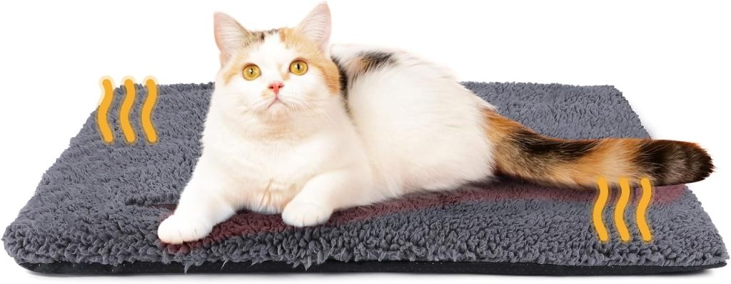 Self Warming Cat Bed Self Heating Cat Dog Mat 29.1 x 18.9 inch Extra Warm Thermal Pet Pad for Indoor Outdoor Pets with Removable Cover Non-Slip Bottom Washable Non Electric Self Warming Cat Bed Self Heating Cat Dog Mat 29.1 x 18.9 inch Extra Warm Thermal Pet Pad for Indoor Outdoor Pets with Removable Cover Non-Slip Bottom Washable Non Electric