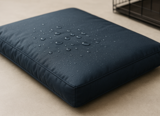 Miguel Oxford 900D Outdoor Waterproof Dog Bed for Metal Dog Crates Water-Resistant All Weather Pet Mat Durable Easy Wipe Clean Travel Indoor Outdoor Puppy Cat Crate Bed 30inch, Dark Blue Home |