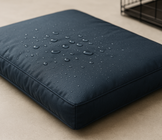 Miguel Oxford 900D Outdoor Waterproof Dog Bed for Metal Dog Crates Water-Resistant All Weather Pet Mat Durable Easy Wipe Clean Travel Indoor Outdoor Puppy Cat Crate Bed 30inch, Dark Blue