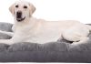 NUPIDA Dog Bed for Crate for Large Dog, Machine Washable Bed XL Crate Plush Pet Kennel Pad with Non-Slip Bottom, Pet Sleeping Mat, 41×27 inch, Dark Gray
