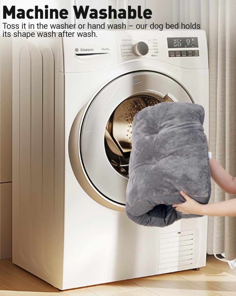 NUPIDA Dog Bed for Crate for Large Dog, Machine Washable Bed XL Crate Plush Pet Kennel Pad with Non-Slip Bottom, Pet Sleeping Mat, 41x27 inch, Dark Gray NUPIDA Dog Bed for Crate for Large Dog, Machine Washable Bed XL Crate Plush Pet Kennel Pad with Non-Slip Bottom, Pet Sleeping Mat, 41x27 inch, Dark Gray