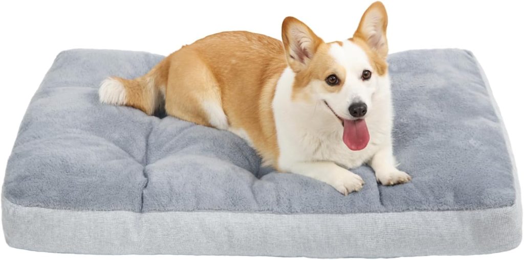 NUPIDA Dog Bed for Crate for Large Dog, Machine Washable Bed XL Crate Plush Pet Kennel Pad with Non-Slip Bottom, Pet Sleeping Mat, 41x27 inch, Dark Gray NUPIDA Dog Bed for Crate for Large Dog, Machine Washable Bed XL Crate Plush Pet Kennel Pad with Non-Slip Bottom, Pet Sleeping Mat, 41x27 inch, Dark Gray