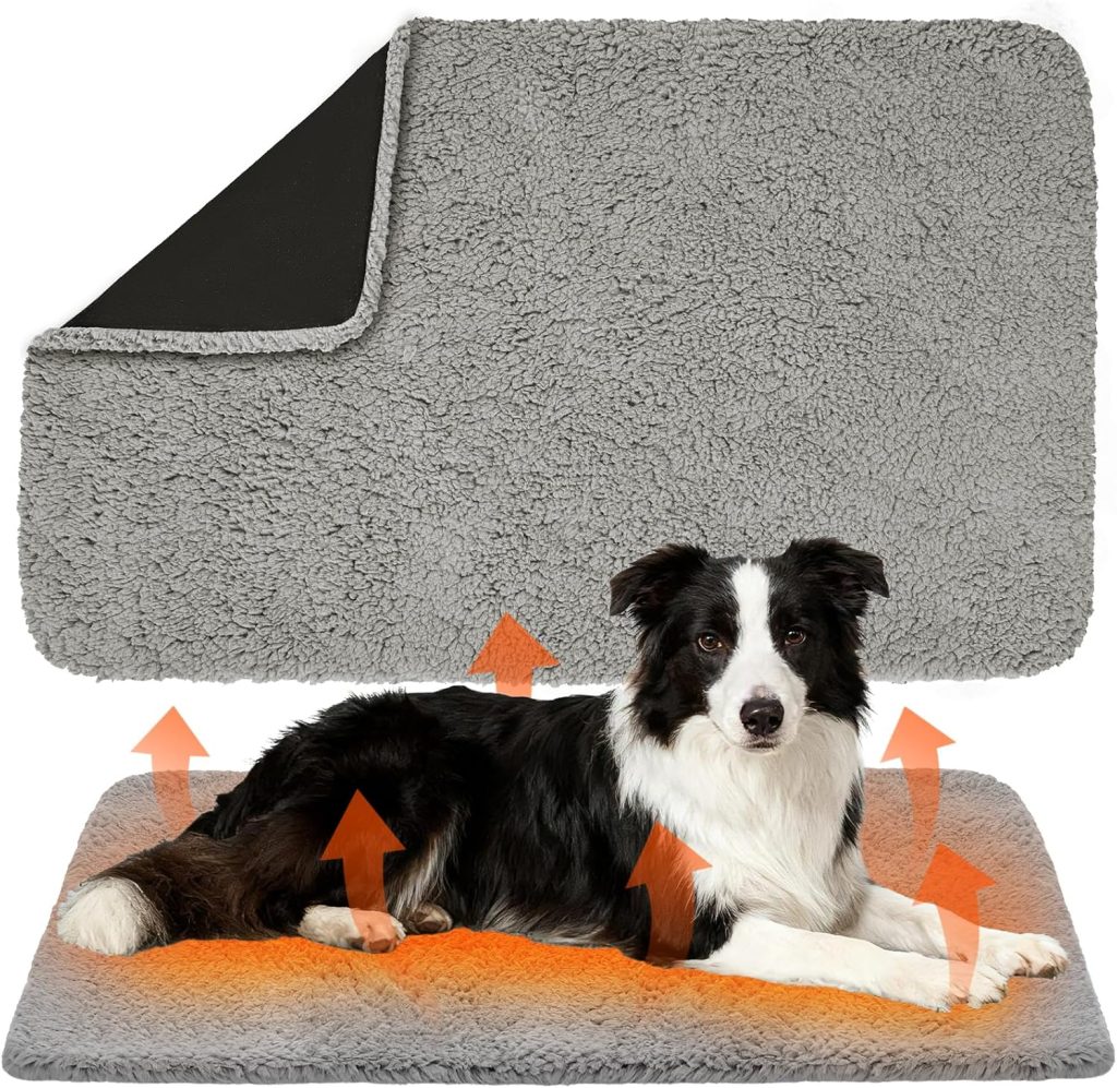 2 Pack Self Warming Dog Mats – 36×24 Thermal Heating Pet Pads for Medium Large Dogs, Soft Thick Cozy for Extra Warmth, Washable, Non-Electric Non-Slip Crate Beds for Indoor Outdoor Use 2 Pack Self Warming Dog Mats – 36×24 Thermal Heating Pet Pads for Medium Large Dogs, Soft Thick Cozy for Extra Warmth, Washable, Non-Electric Non-Slip Crate Beds for Indoor Outdoor Use