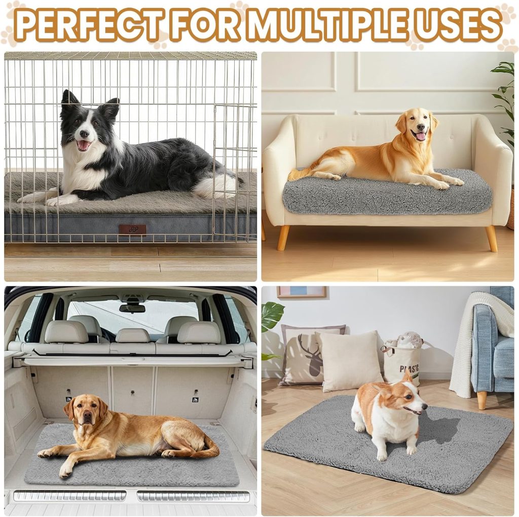 2 Pack Self Warming Dog Mats – 36×24 Thermal Heating Pet Pads for Medium Large Dogs, Soft Thick Cozy for Extra Warmth, Washable, Non-Electric Non-Slip Crate Beds for Indoor Outdoor Use 2 Pack Self Warming Dog Mats – 36×24 Thermal Heating Pet Pads for Medium Large Dogs, Soft Thick Cozy for Extra Warmth, Washable, Non-Electric Non-Slip Crate Beds for Indoor Outdoor Use