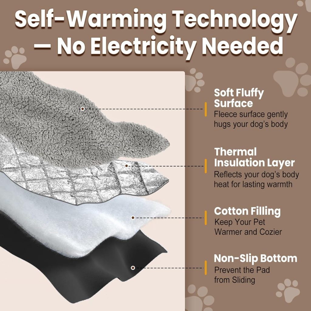 2 Pack Self Warming Dog Mats – 36×24 Thermal Heating Pet Pads for Medium Large Dogs, Soft Thick Cozy for Extra Warmth, Washable, Non-Electric Non-Slip Crate Beds for Indoor Outdoor Use 2 Pack Self Warming Dog Mats – 36×24 Thermal Heating Pet Pads for Medium Large Dogs, Soft Thick Cozy for Extra Warmth, Washable, Non-Electric Non-Slip Crate Beds for Indoor Outdoor Use