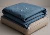 Dog Bed Covers Replacement Washable 100% Waterproof Dog Bed Sheets, Soft & Noiseless Pet Bed Cover, 2 Pack, 42″ x 28″ Blue Home |