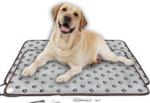 Extra Large Pet Heating Mat for Dogs and Cats – Waterproof, Indoor/Outdoor Dog Heating Pad – Easy Clean