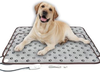 Extra Large Pet Heating Mat for Dogs and Cats – Waterproof, Indoor/Outdoor Dog Heating Pad – Easy Clean Home |
