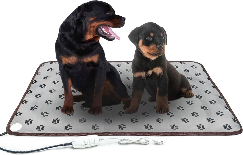 Extra Large Pet Heating Mat for Dogs and Cats - Waterproof, Indoor/Outdoor Dog Heating Pad - Easy Clean Extra Large Pet Heating Mat for Dogs and Cats - Waterproof, Indoor/Outdoor Dog Heating Pad - Easy Clean