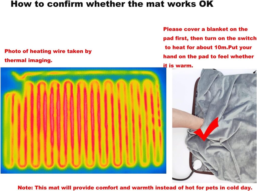 Extra Large Pet Heating Mat for Dogs and Cats - Waterproof, Indoor/Outdoor Dog Heating Pad - Easy Clean Extra Large Pet Heating Mat for Dogs and Cats - Waterproof, Indoor/Outdoor Dog Heating Pad - Easy Clean