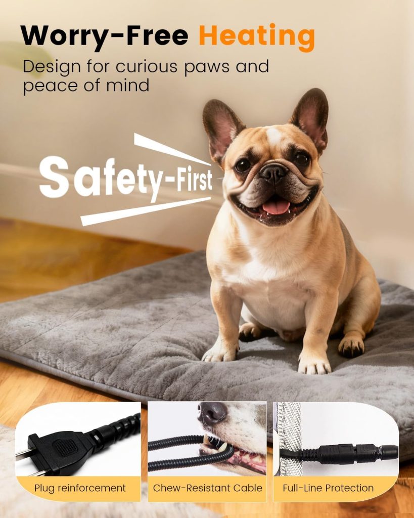 Mora Pets Dog Heating Pad Heated Cat Bed Adjustable Temperature Pet Warming Mat with Timer Auto Power Off Waterproof Heated Pet Blanket Inch for Cats and Dogs Indoor Mora Pets Dog Heating Pad Heated Cat Bed Adjustable Temperature Pet Warming Mat with Timer Auto Power Off Waterproof Heated Pet Blanket Inch for Cats and Dogs Indoor