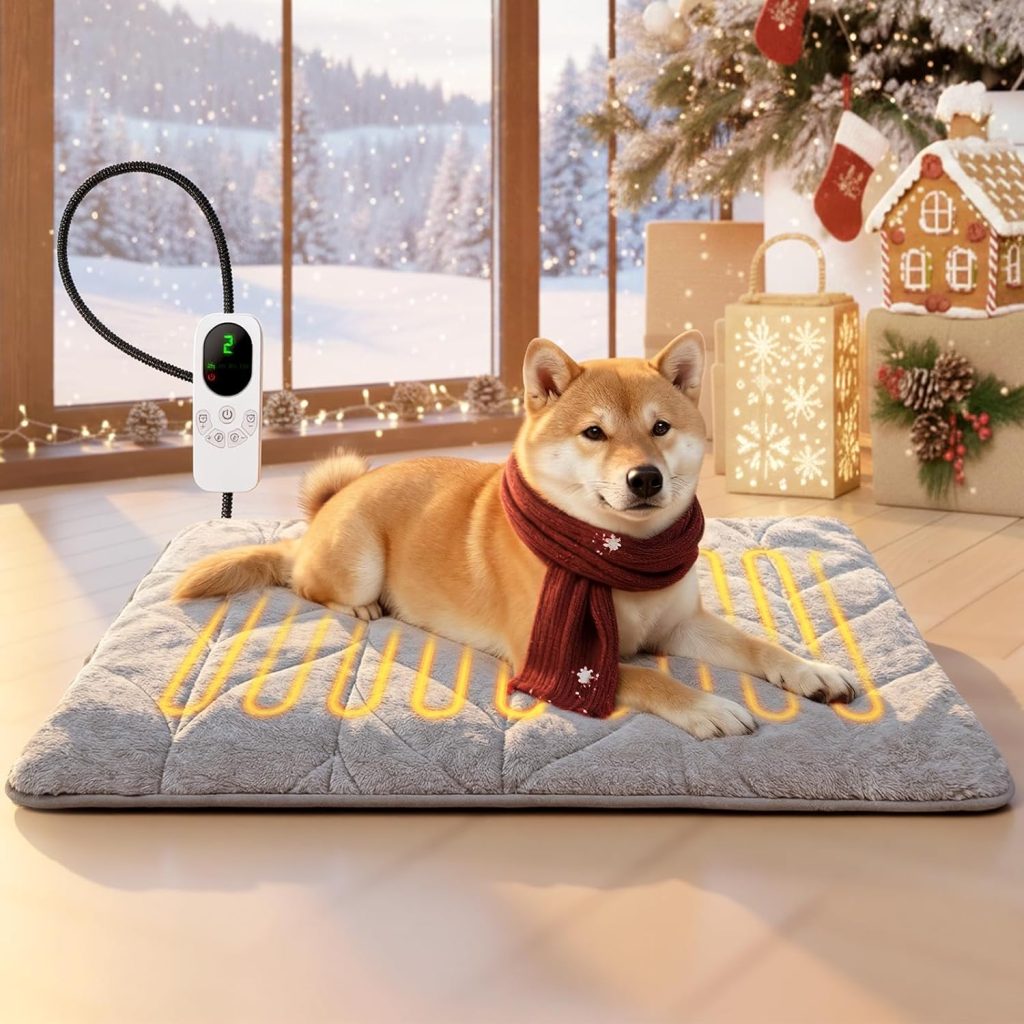 Mora Pets Dog Heating Pad Heated Cat Bed Adjustable Temperature Pet Warming Mat with Timer Auto Power Off Waterproof Heated Pet Blanket Inch for Cats and Dogs Indoor Mora Pets Dog Heating Pad Heated Cat Bed Adjustable Temperature Pet Warming Mat with Timer Auto Power Off Waterproof Heated Pet Blanket Inch for Cats and Dogs Indoor